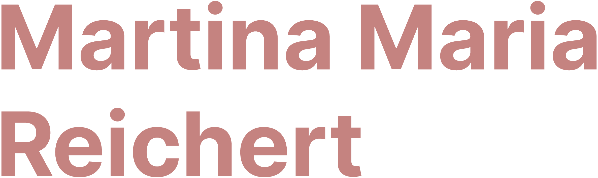 Martina Maria Reichert